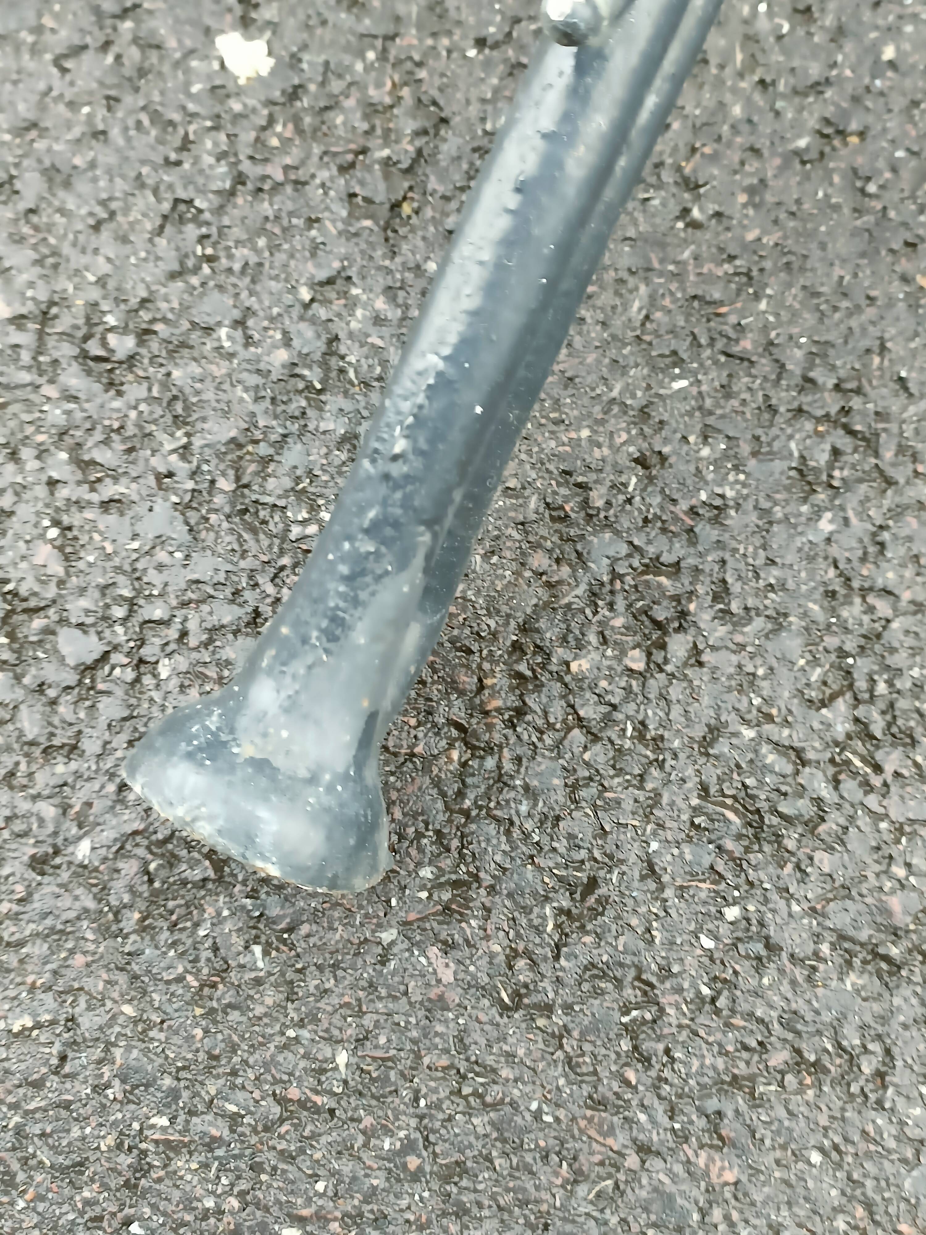 Old garden bench cast iron legs