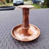 Copper candle holder
