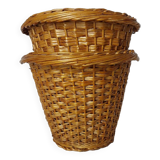 Cache Pots Osier Tressé