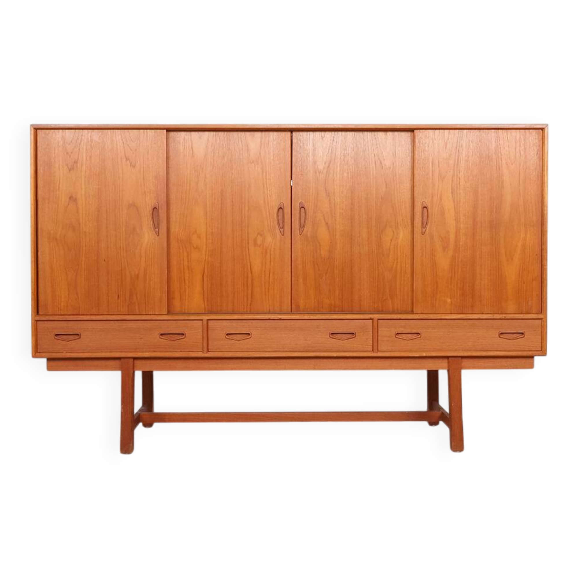 Vintage Danish Highboard with bar section, 1960s