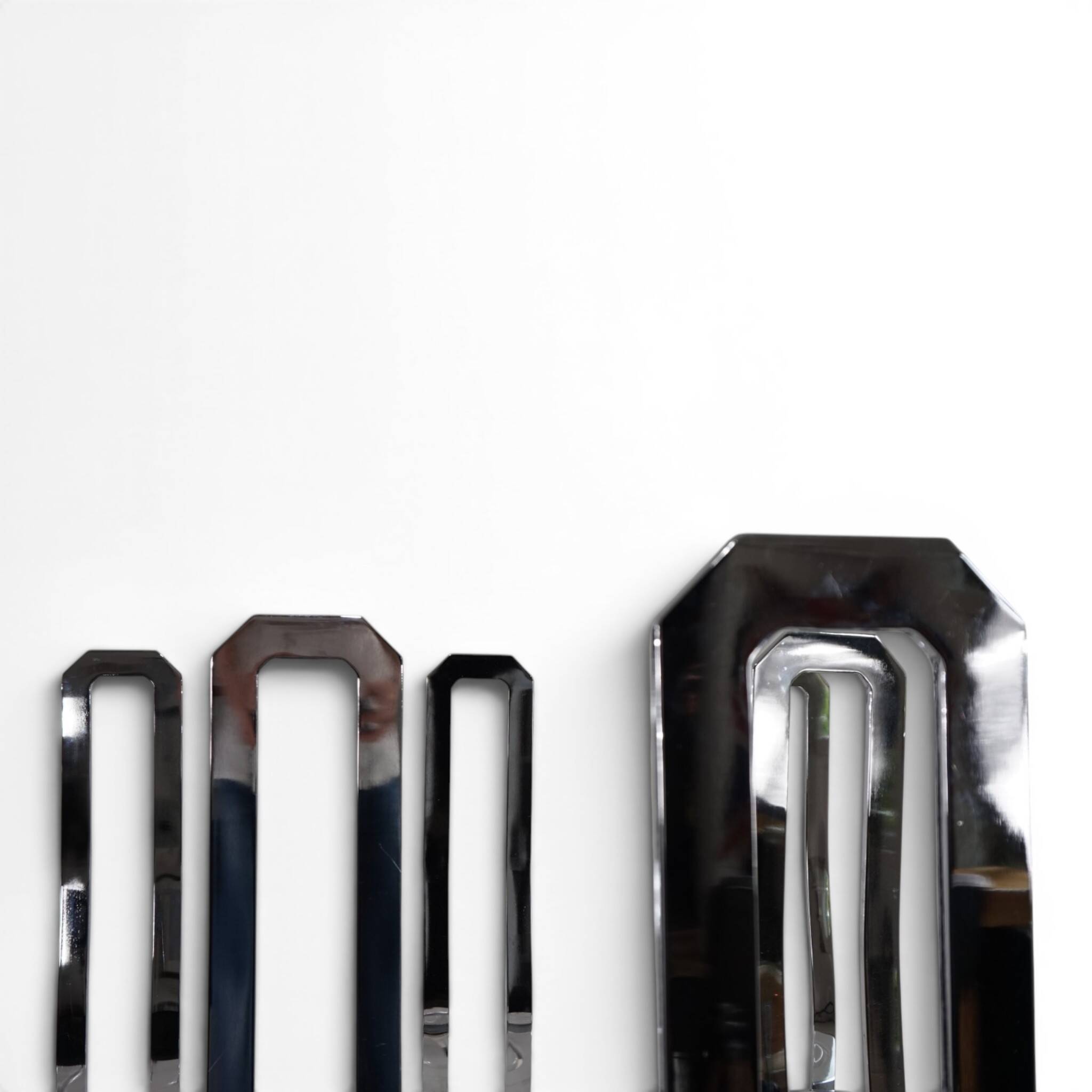 Ensemble de 6 chaises de salle à manger Allmilmö postmodernes, 1980