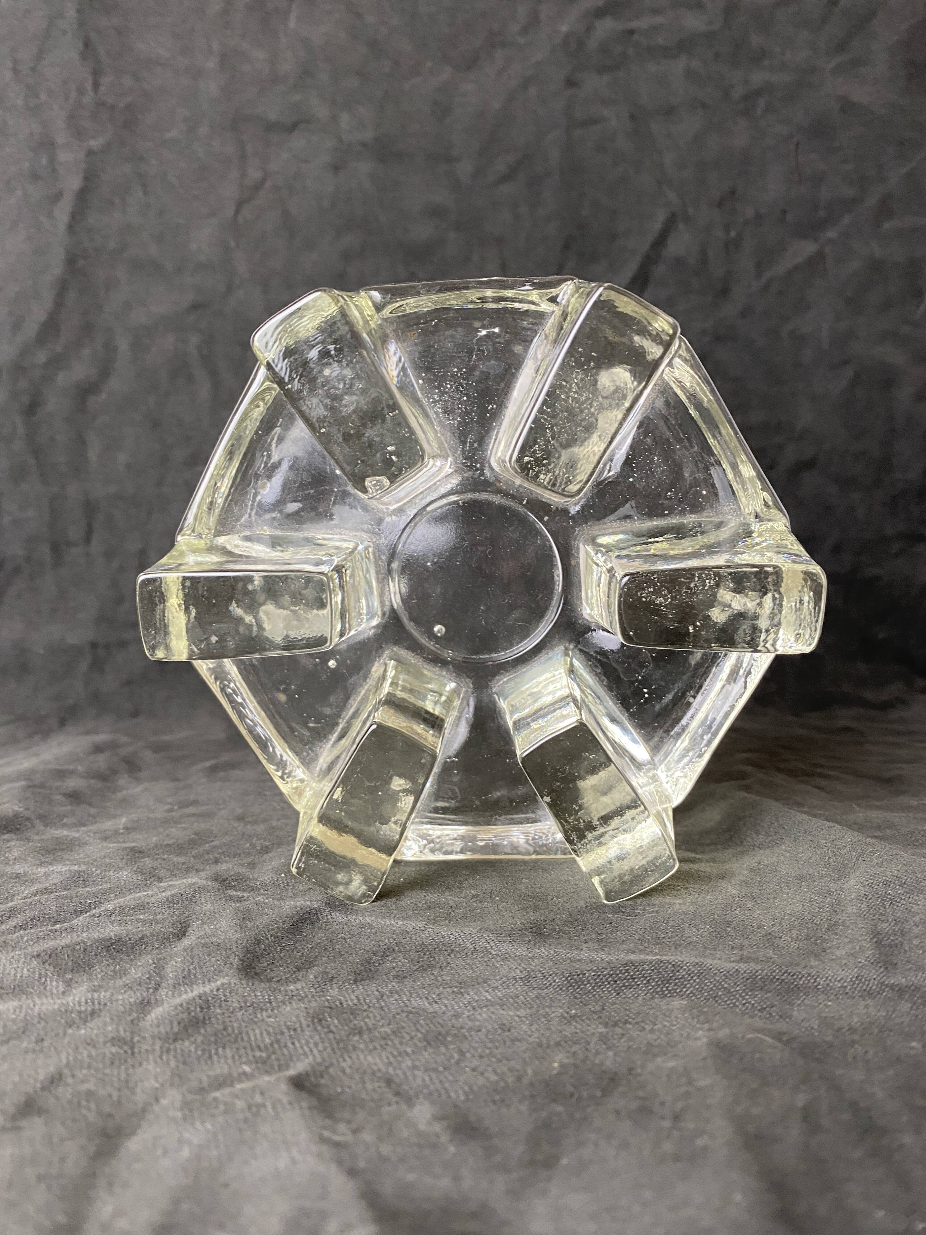 Thick glass reheating