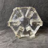 Thick glass reheating
