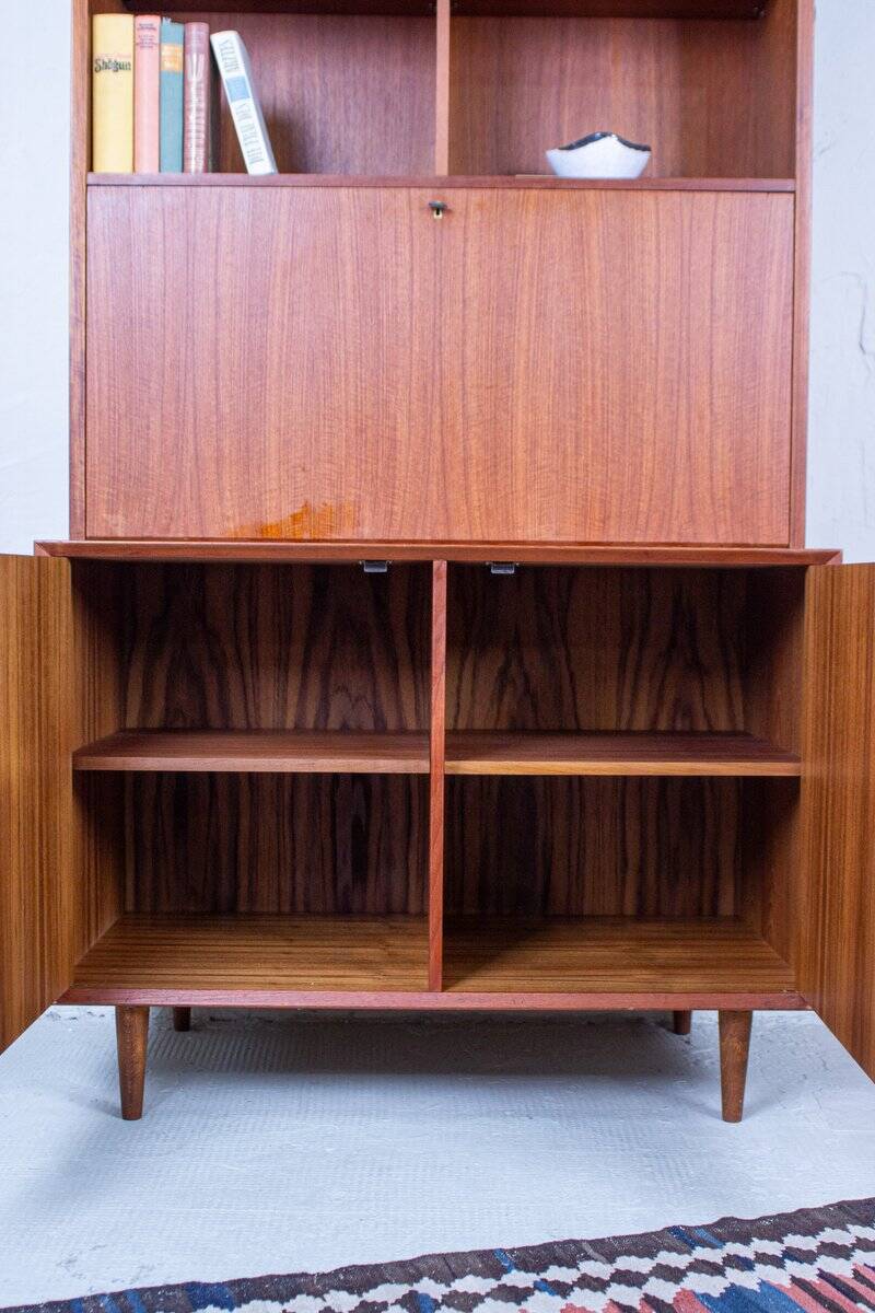 Secrétaire Vintage en Teck par Erik Brouer, Danemark, 1960s