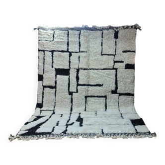 Tapis Béni Ourain Authentique 300x200 cm - 100% Laine, Fait Main
