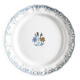 Moustiers earthenware plate with flowers