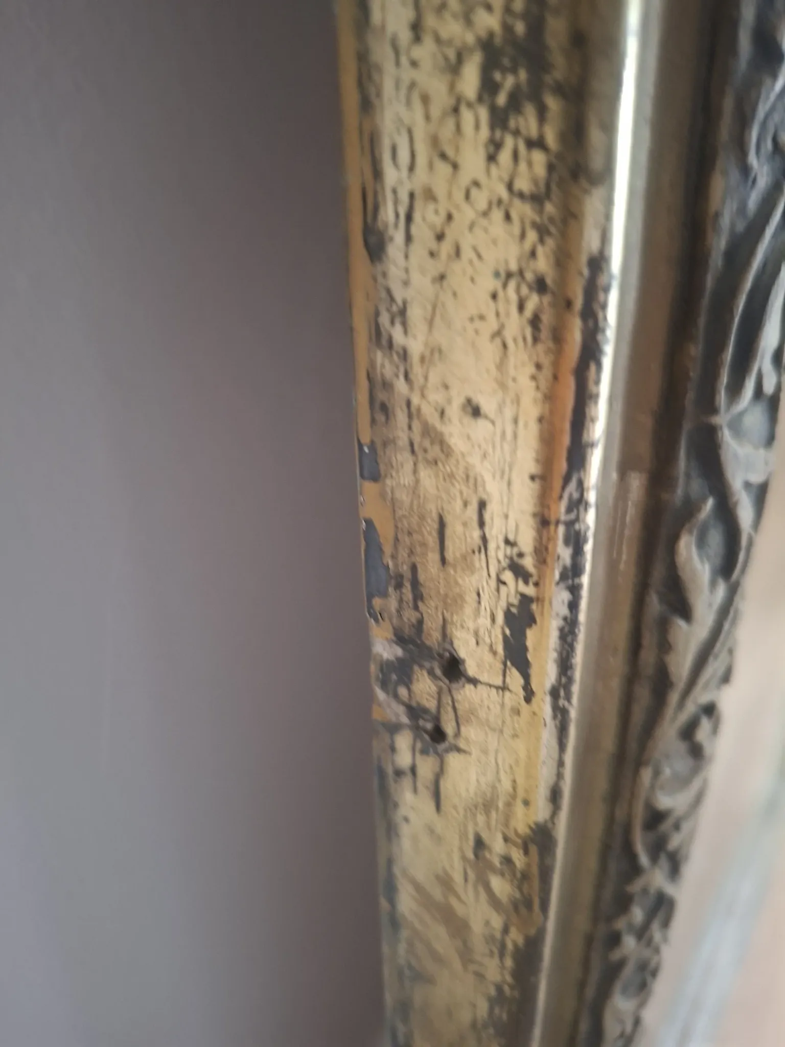Large Louis-Philippe fireplace mirror, stamp 1899
