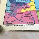 school map Librairie Armand Colin Reinhart and Wagret La France from 1939 to 1945 / 2nd GM 1970
