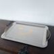 Gottinghen gold and stainless steel Art Deco tray