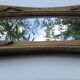 Antique carved wooden mirror