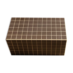 Table d'appoint colonne carreaux