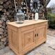 Renovated solid wood sideboard