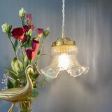 Vintage XL tulip ride in transparent glass