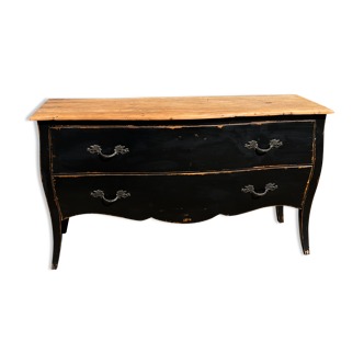 Double drawer chest of drawers