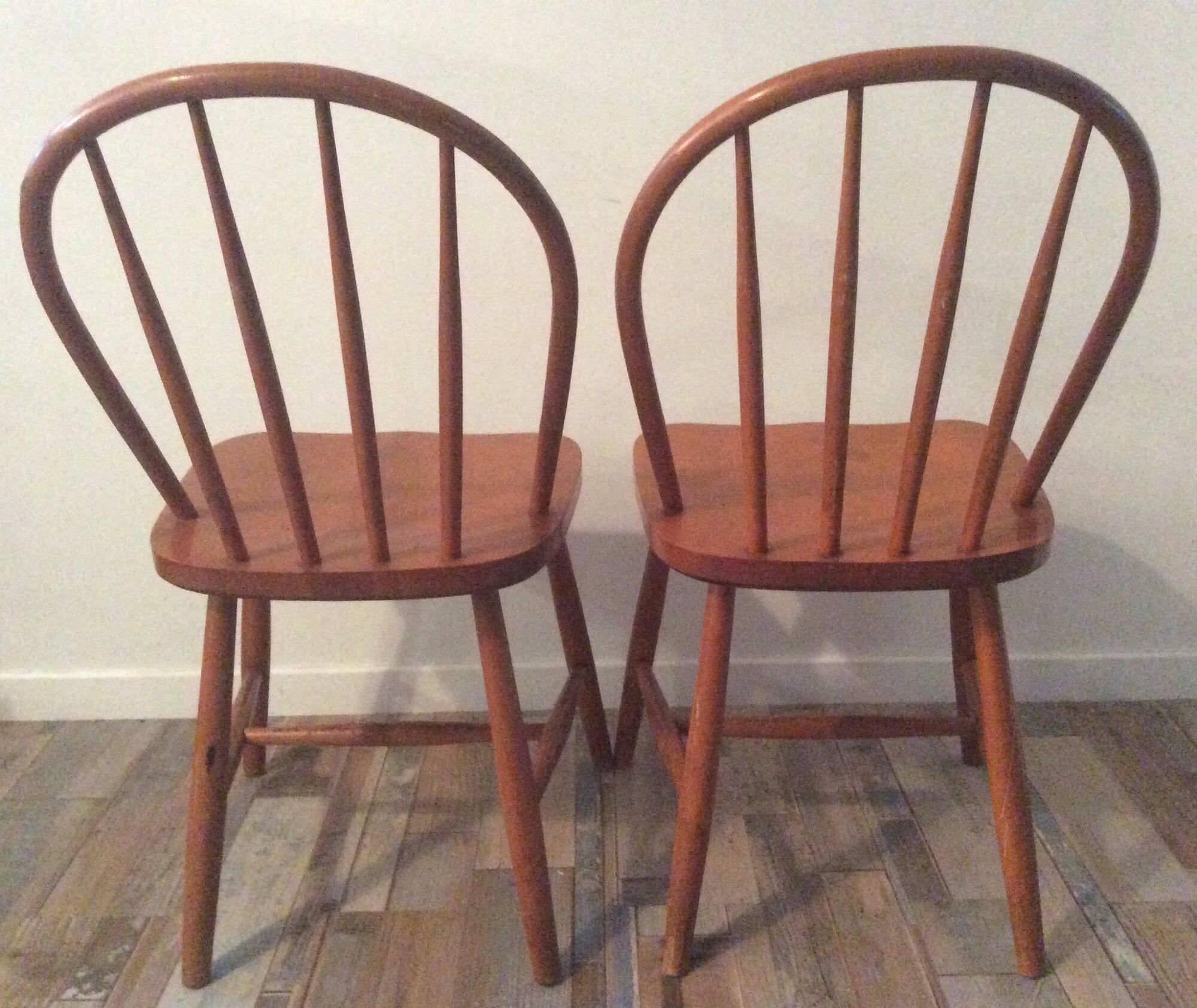 Pair of Imexcotra 1950s Scandinavian style chairs
