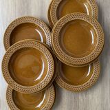 Set of 12 Pagnossin earthenware plates