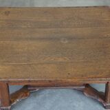 Late 18th-century Spanish coffee table with a deep drawer and a beautiful patina