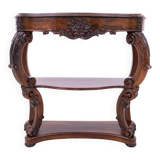 Rosewood console, France, circa 1890. After renovation.