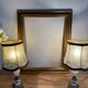 Pair of alabaster lamps