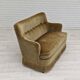 Danish velour 2 seater sofa, original condition, beech wood, 1960s