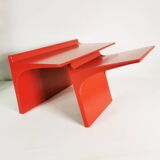 Pair of Space Age wall shelves, Germany, 1970s