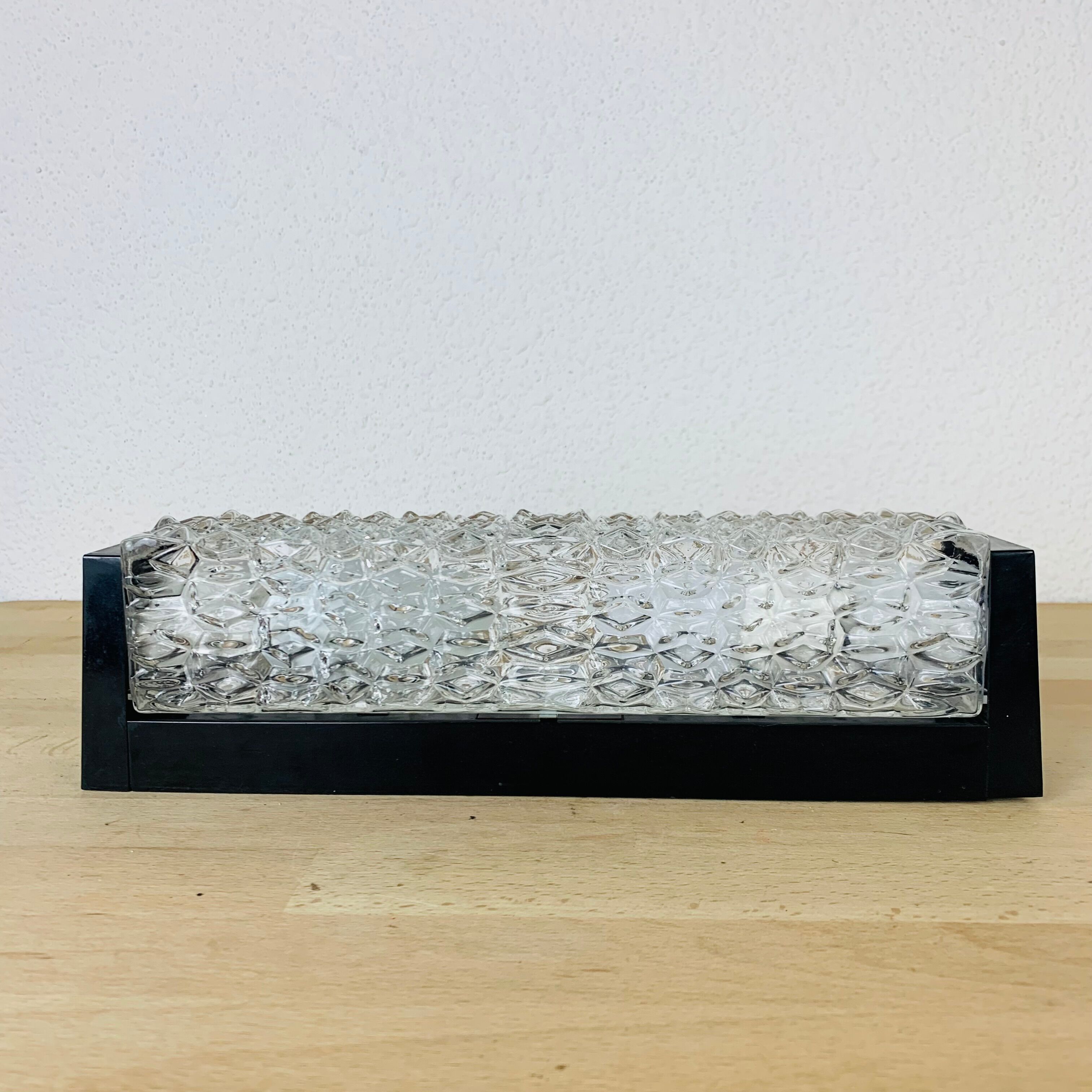 Wall lamp rectangle glass rectangle years 50 RZB Leuchten