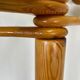 Freestanding pine coat rack with articulated arm, 1970/80 MCM