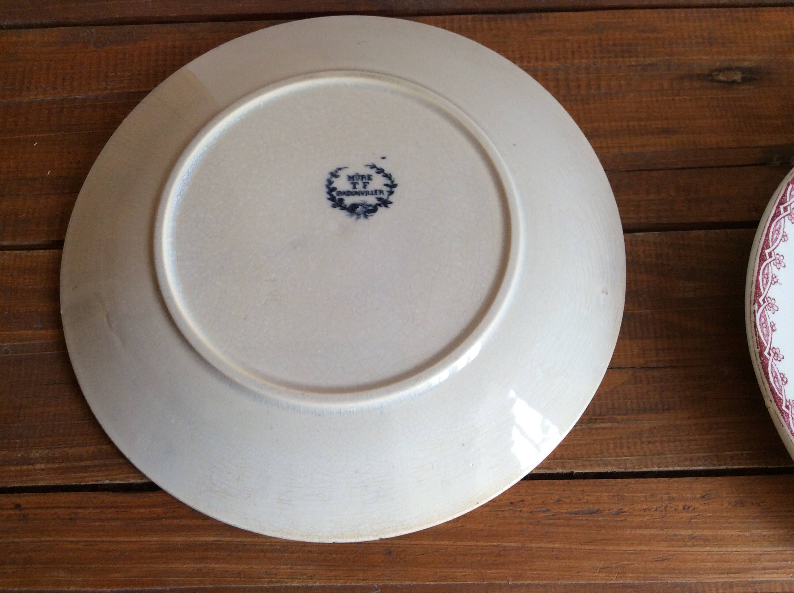 Terre de Fer dessert plates