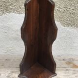 Wall corner wooden shelf vintage 60s