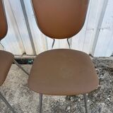 Lot 4 chaises 1960 Le Gal