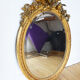 Mirror oval medallion 19th 90x61cm style Louis XVI