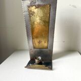 Art Deco metal & Brass Wall Candle Sconce