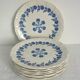 8 vintage dessert plates Dany model, Digoin Sarreguemines