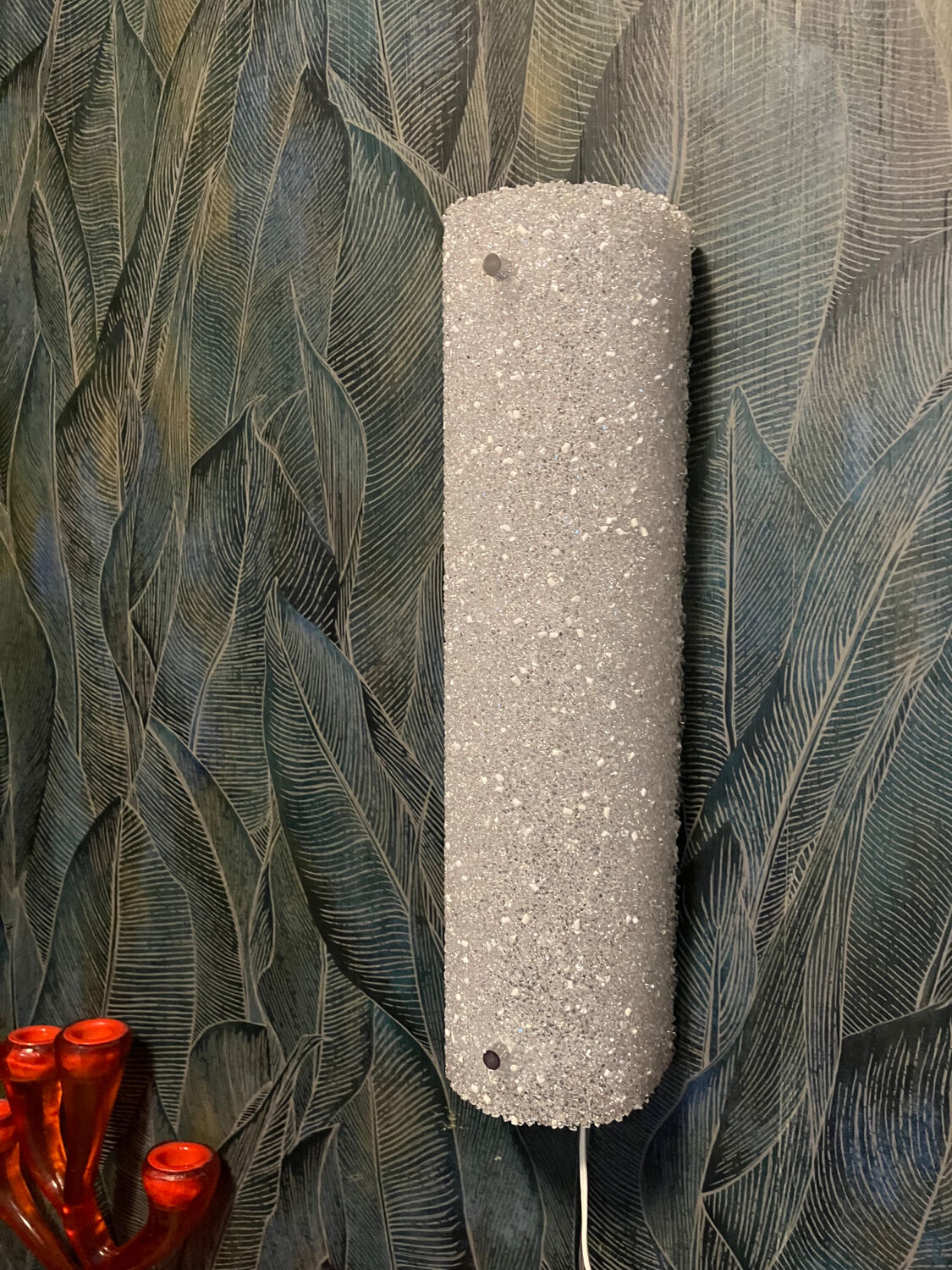 Vintage perspex wall lights