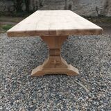 Solid oak monastery tables