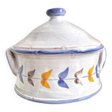Old vegetable soup tureen