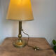 Brass bedside lamp