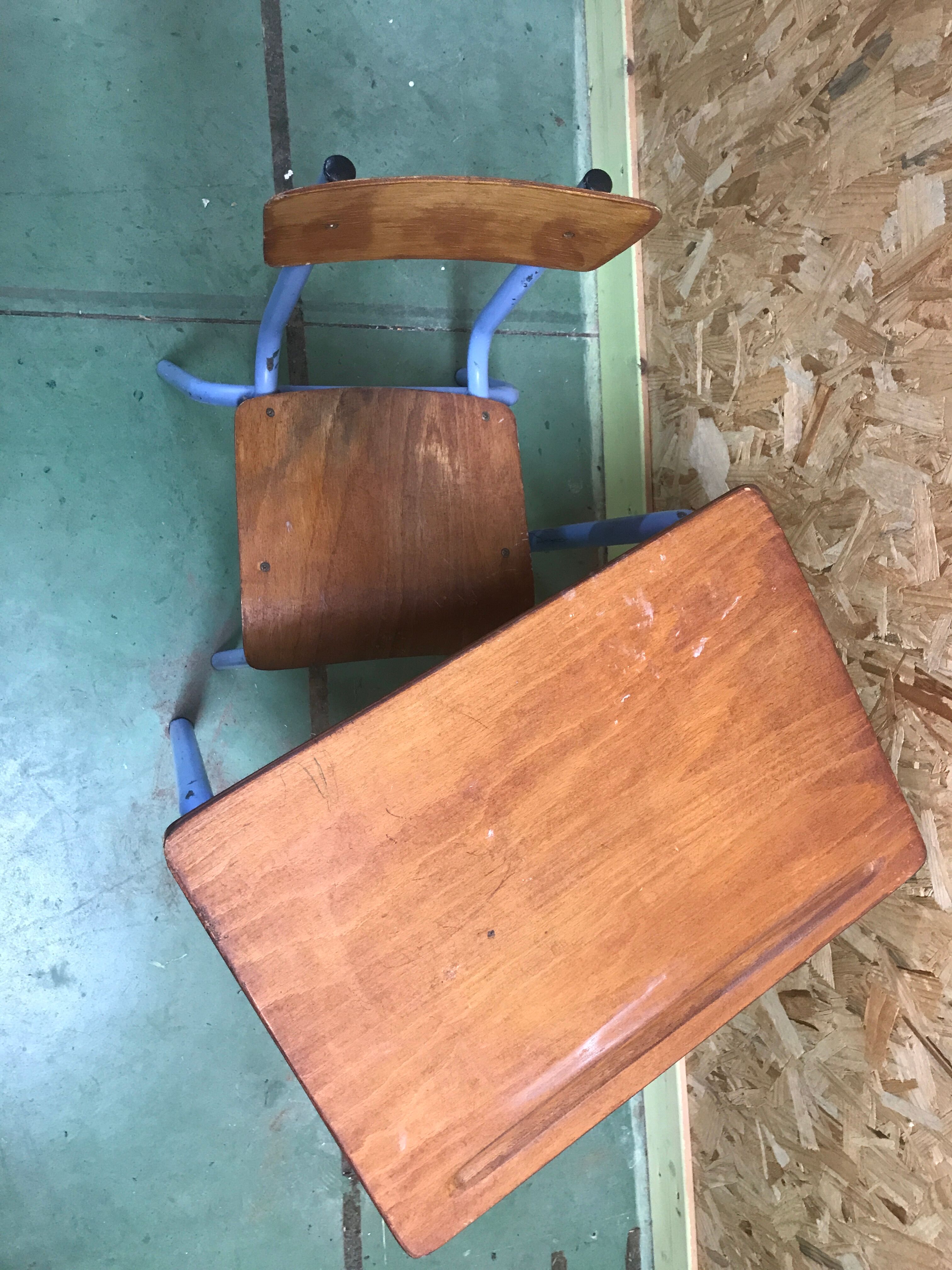 Schoolboy desk and chair