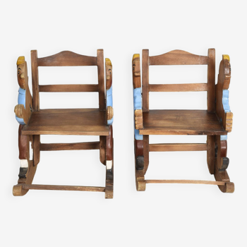 Tintin rocking chairs, chairs for children