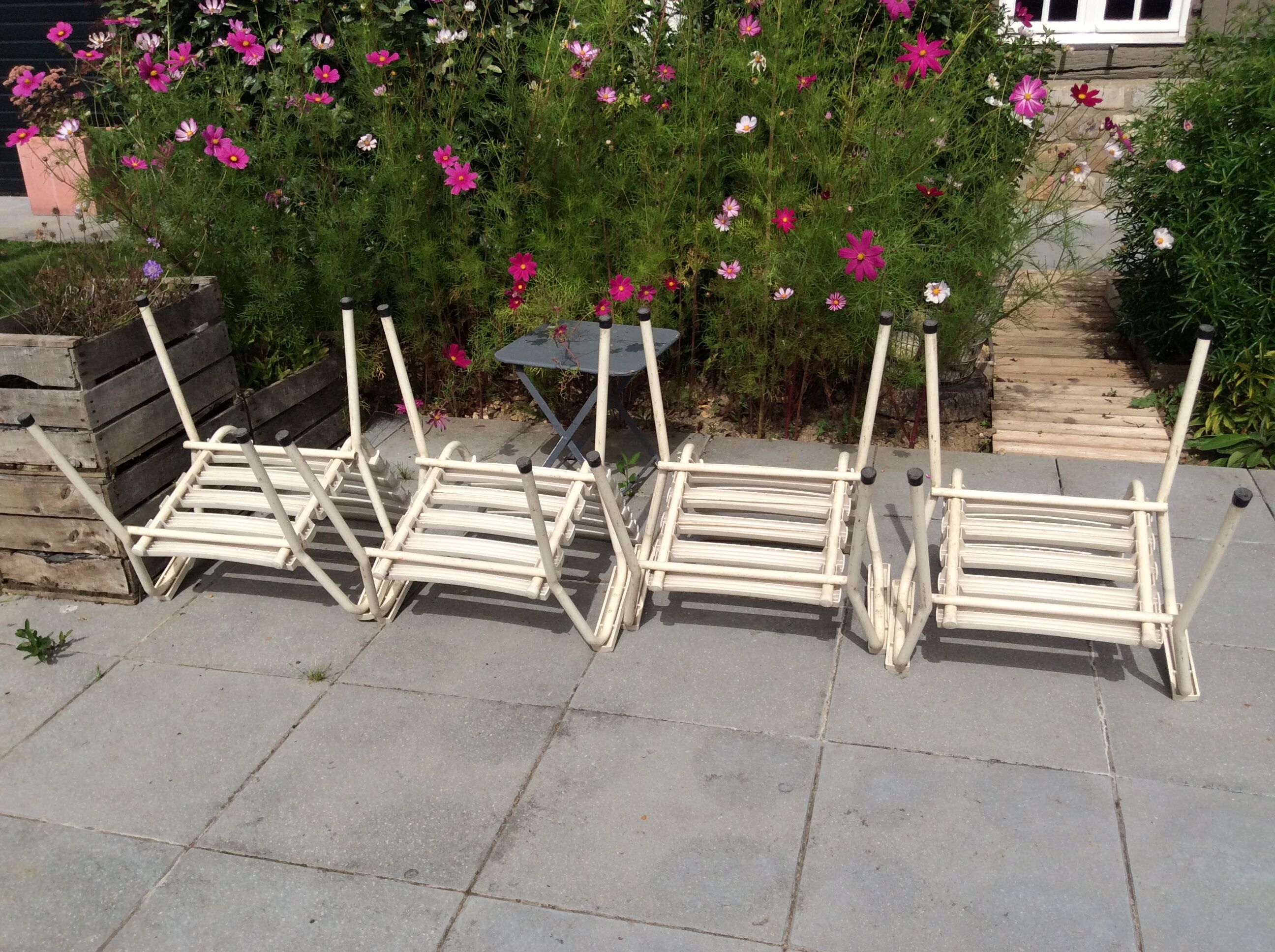 4 fauteuils de jardin