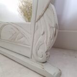 Grey art deco mirror