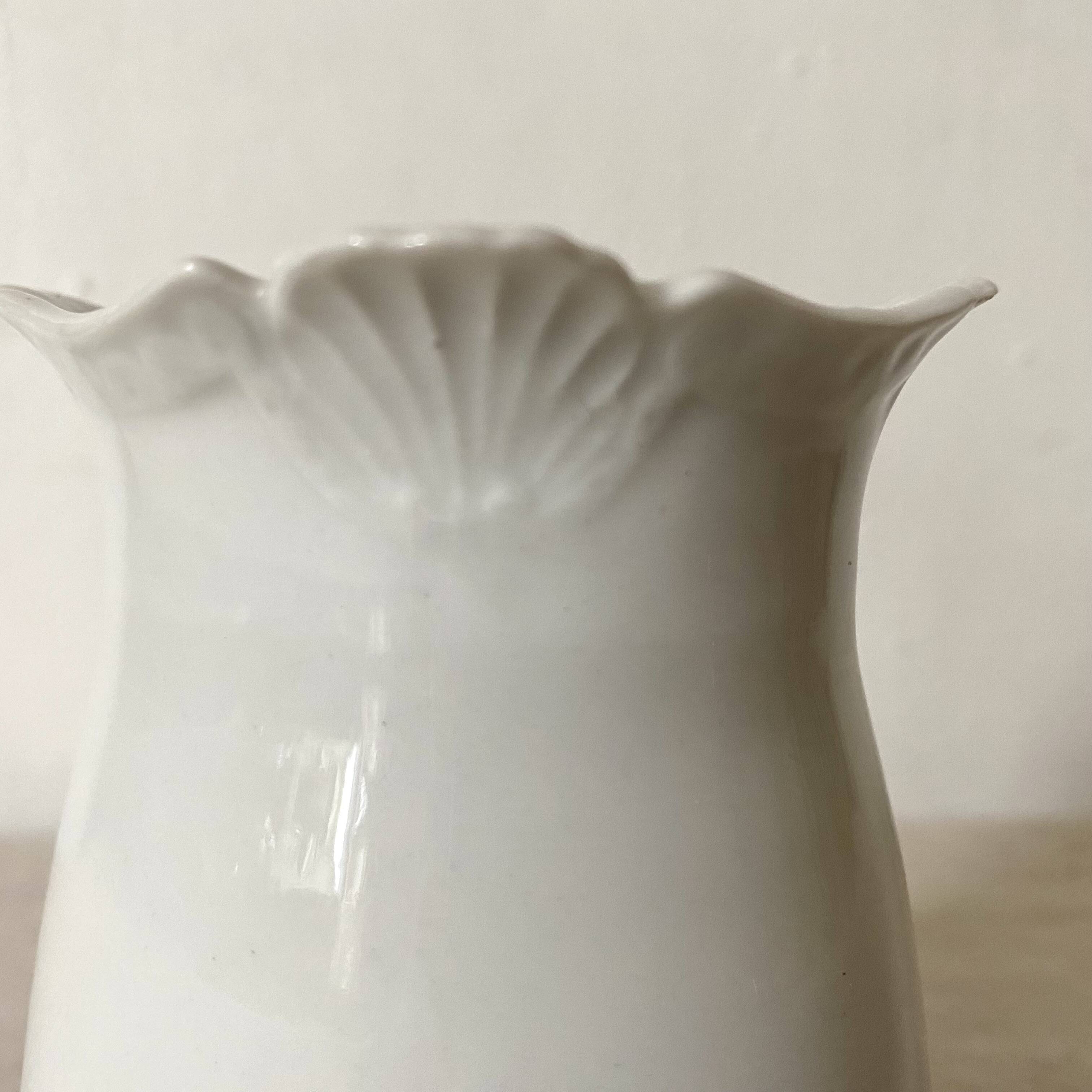 T&V porcelain flower vase