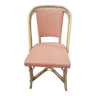 Set of 4 bistro chairs (2 blue and 2 pink)