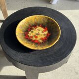 Large circular dish in West Germany style, brand JQ D35 H5.