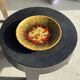 Large circular dish in West Germany style, brand JQ D35 H5.