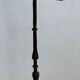 Floor-standing chandelier / antique candle holder, made of wrought iron.