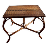 Wicker table, 1940s