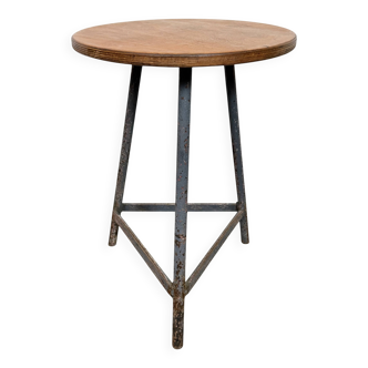 Grey Industrial Workshop Stool, 1960s