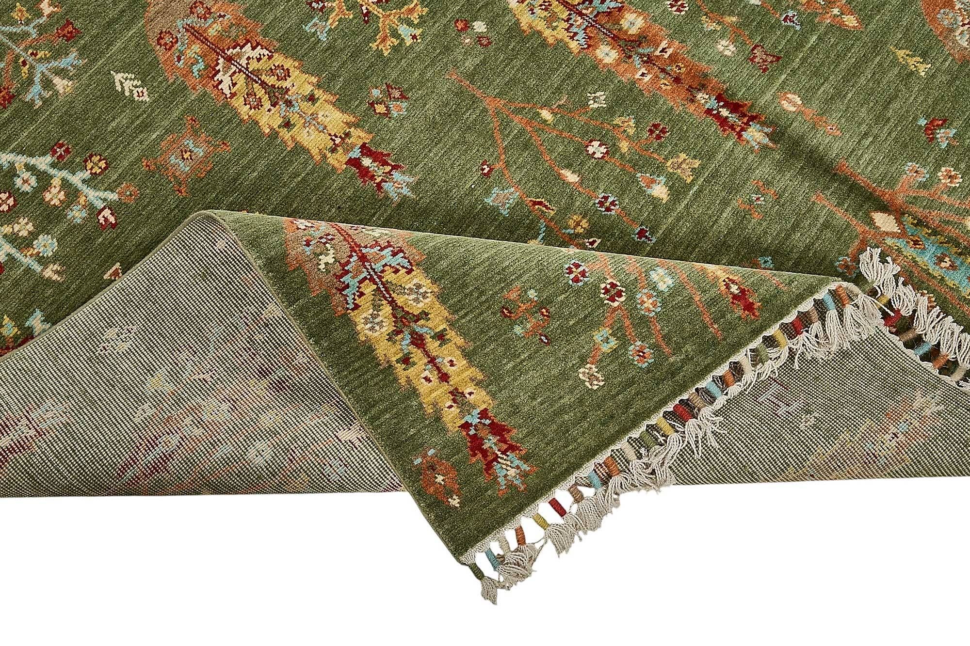 Turkish Handcrafted Loom Oushak Rug 204 cm x 302 cm
