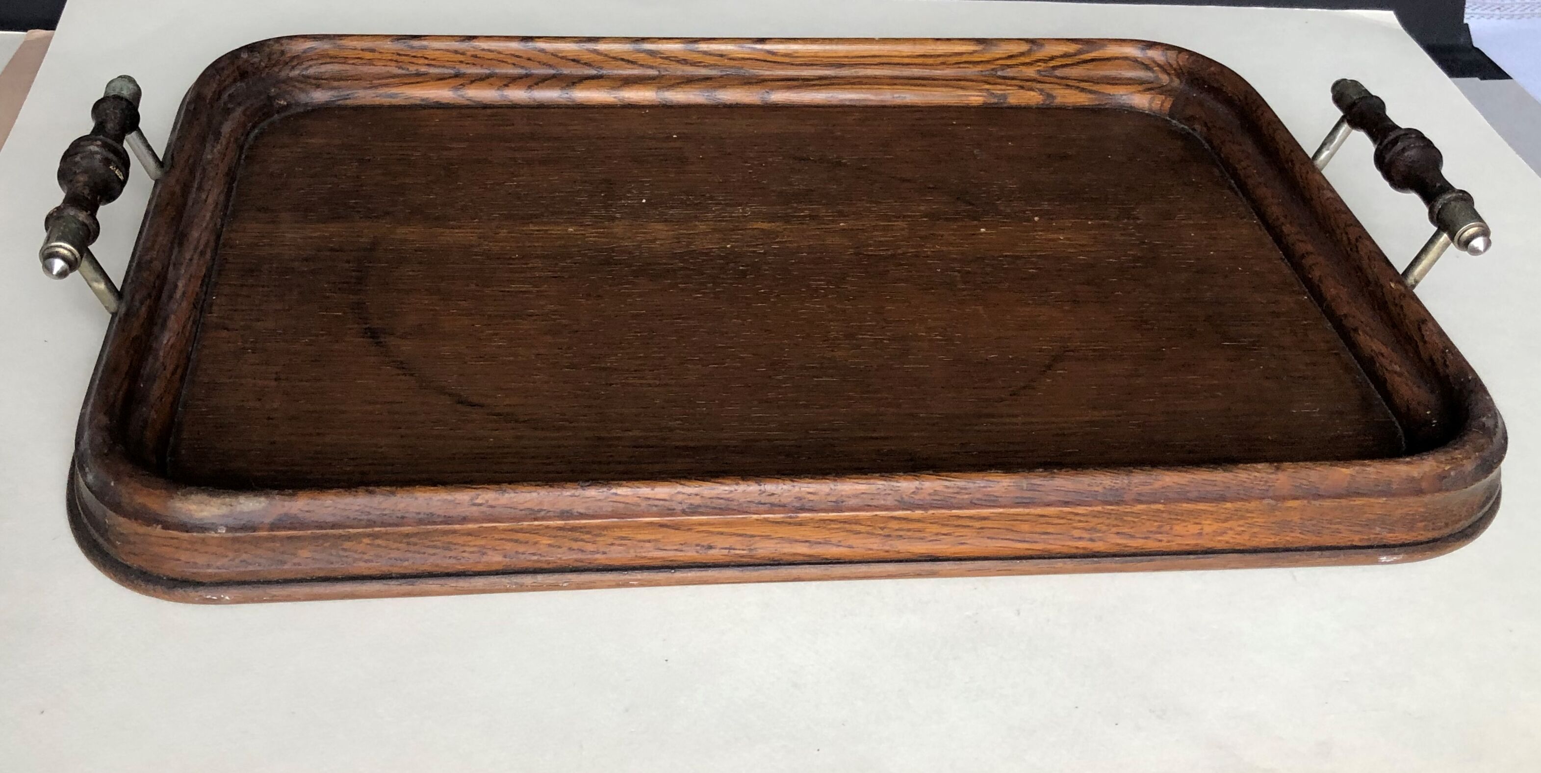 Old wooden tray